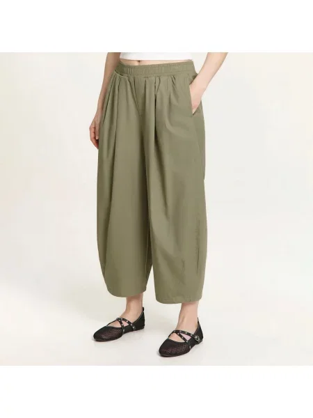 Брюки Cropp зеленые