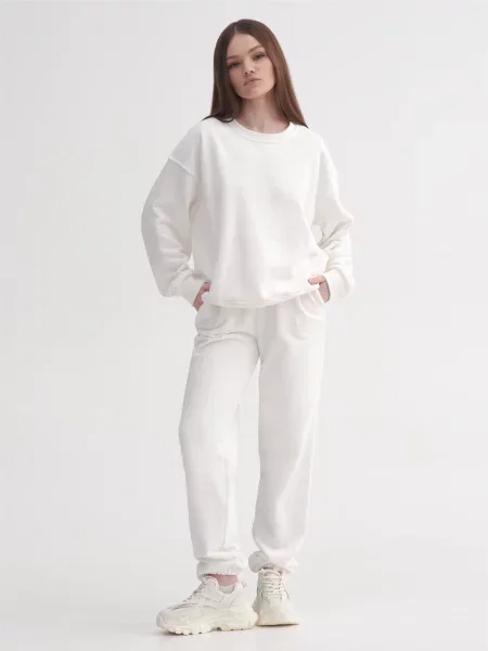Спортивний костюм бавовна/віскоза білий