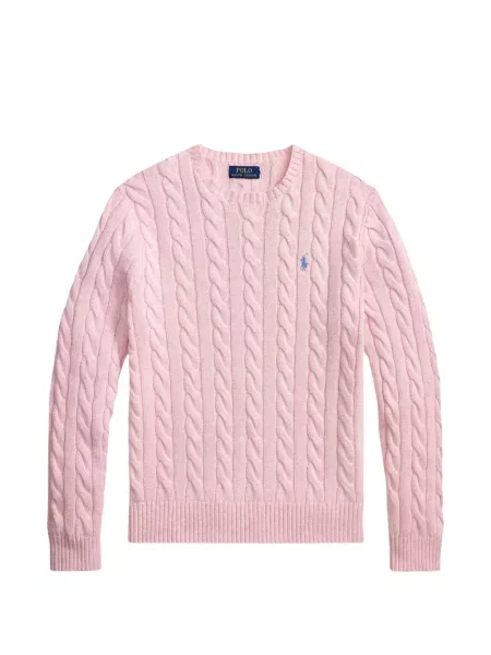 Samt prugasta jakna Polo Ralph Lauren s autogramom ružičasta