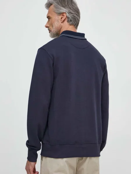 Gant bluza z aplikacją granatowy