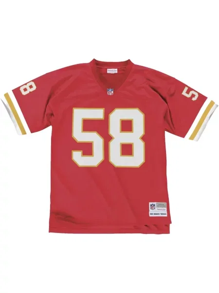 Cămașă Mitchell & Ness din jerseu roșu