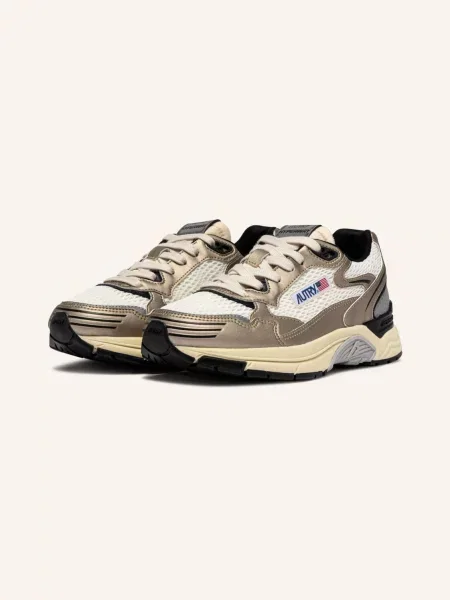 Autry Sneakersy Hyperway Low Wom krémová / zlatá černá
