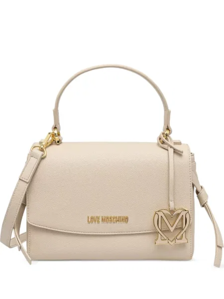 Geantă shopper Love Moschino cu autograf