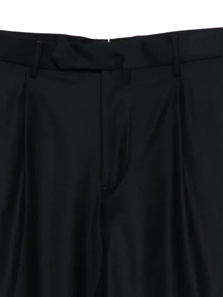 Pantaloni Dell'oglio plisate negru