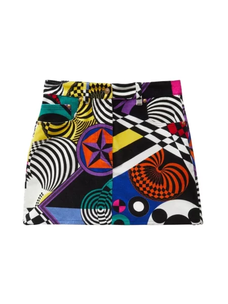 Spódnica mini Versace z nadrukiem