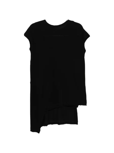 Tricou Yohji Yamamoto asimetric negru