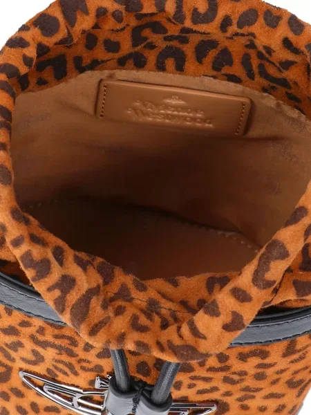 Чанта тип bucket Vivienne Westwood кафяво