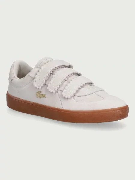Lacoste BASESHOT STRAP sportcipő női velúr bézs