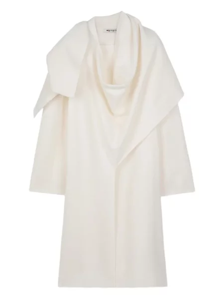 Płaszcz Ports 1961 drapowany biały