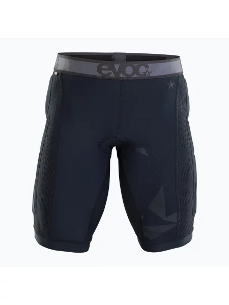 Къси панталони за велосипед с протектори EVOC Crash Pants Pad black черно