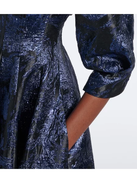Rochie Simkhai din jacard albastru