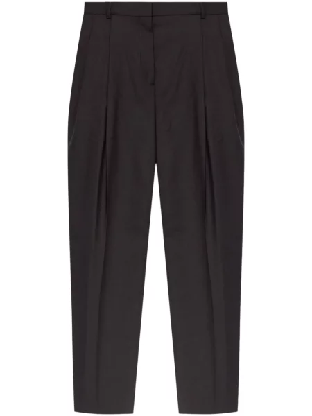 Spodnie Paul Smith wełniane zwężane czarne