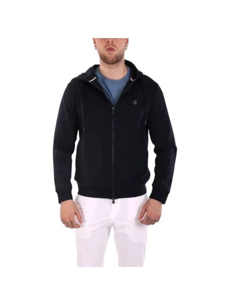 Bluza rozpinana Boss niebieska