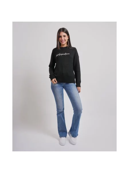 Sweter Emporio Armani wełniany czarny