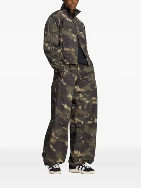 Tricou Adidas cu model camuflaj alergare din dantelă negru