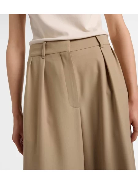 Pantaloni Loewe de lână bej