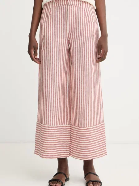 Pedro del Hierro pantaloni pentru femei din in