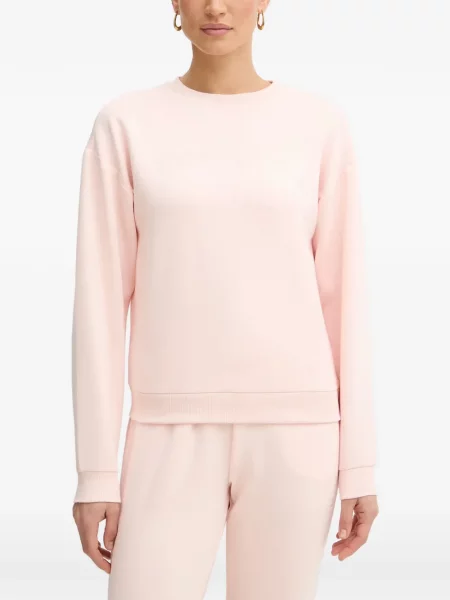 Hanorac Armani Exchange cu broderie roz