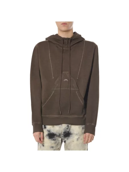 Bluza z kapturem A-cold-wall* brązowa