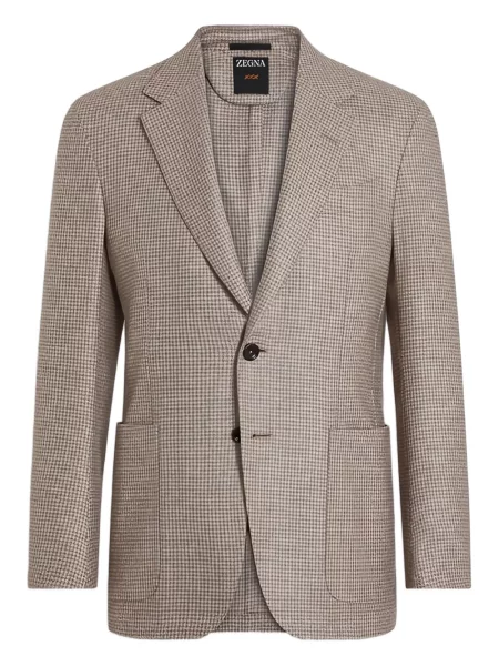 Blejzer Zegna s houndstooth uzorkom