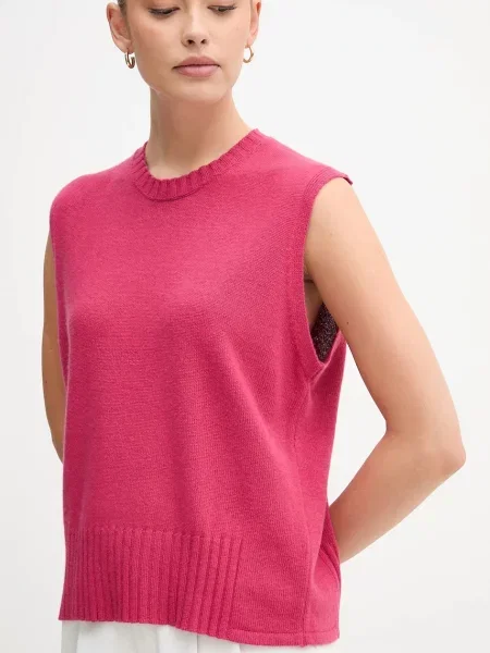Шерстяной свитер United Colors Of Benetton бежевый