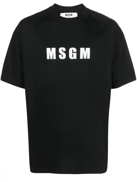 Tricou Msgm cu imagine negru