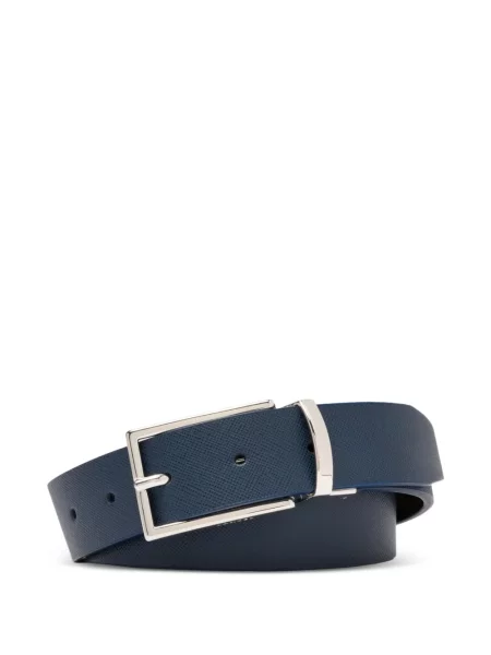 Curea Lancel din piele albastru