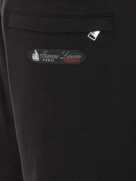 Futó nadrág Lanvin autogrammal fekete