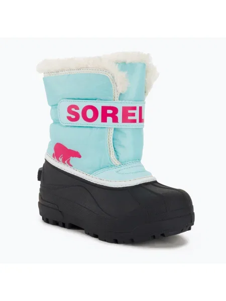 Sorel Snow Commander junior ботуши за сняг ocean surf/cactus pink синьо