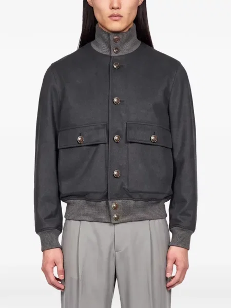 Geacă bomber Brunello Cucinelli gri
