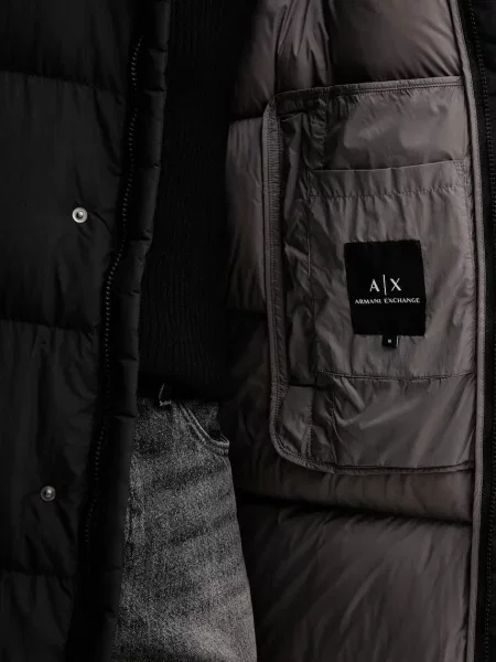 Пуховик Armani Exchange черный