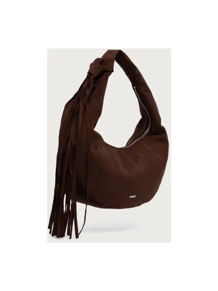 Torebka hobo Dkny brązowa