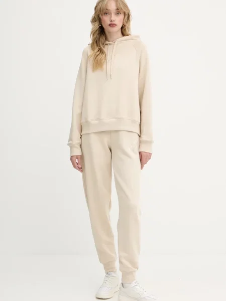 Спортивні штани Armani Exchange однотонні бежевий