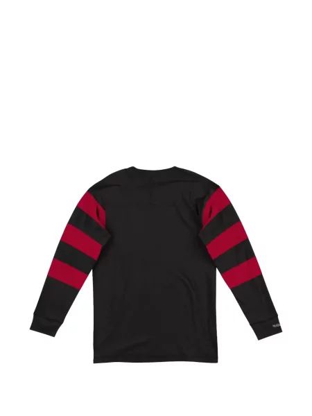Lung tricou Mitchell & Ness cu autograf negru
