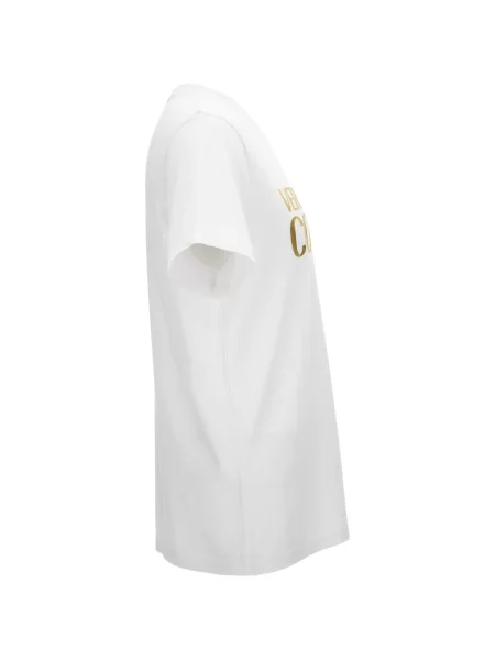 Tricou Versace Jeans Couture cu imagine alb