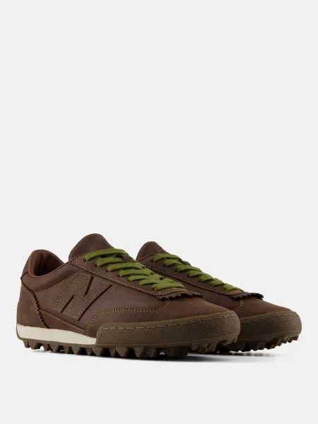 Кожаные кроссовки для бега New Balance коричневые