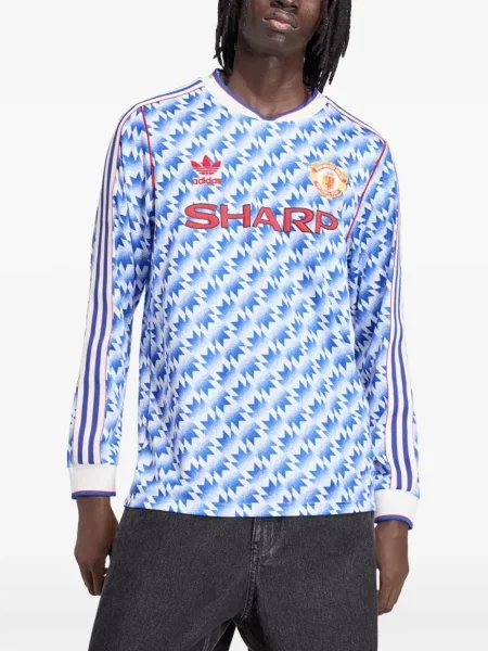 Lung pantaloni Adidas alergare albastru