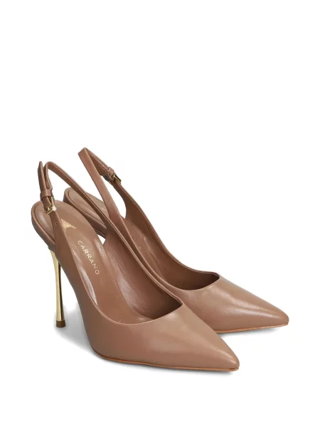 Pantofi cu toc Carrano slingback maro