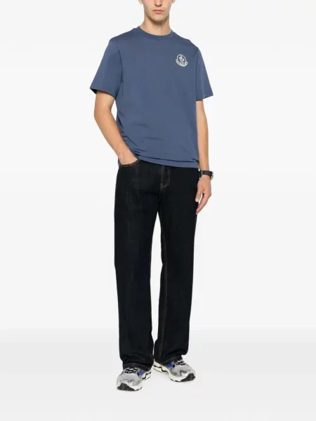 Μπλούζα Moncler με σχέδιο μπλε
