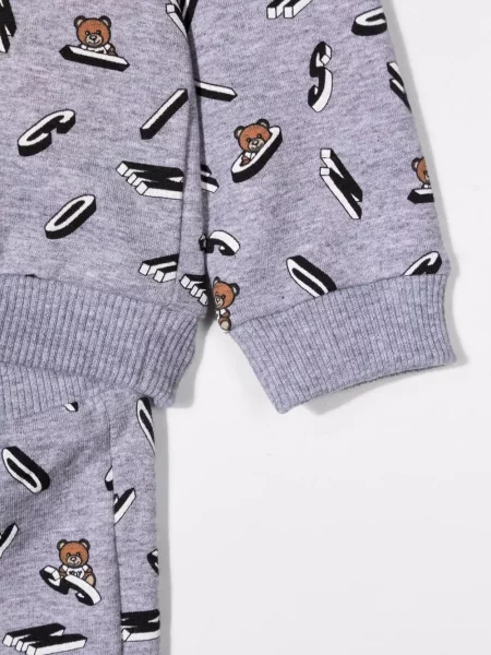 Komplet dresowy dziecięcy Moschino szary
