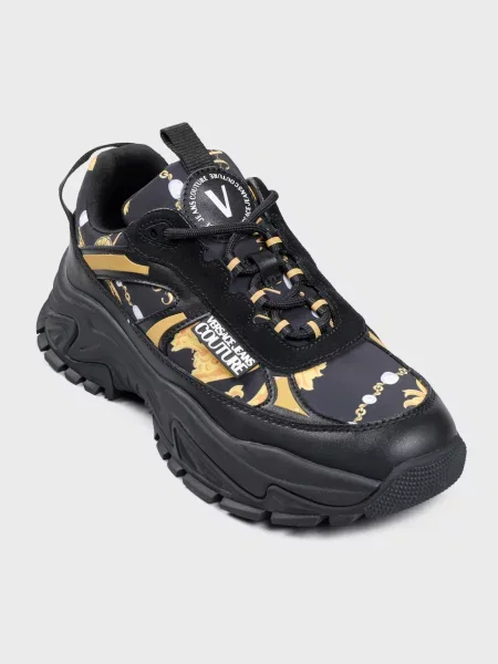 Кроссовки Versace Jeans Couture черные