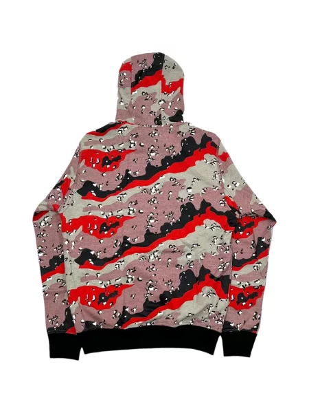 Hoodie Stone Island με σχέδιο παραλλαγής ροζ