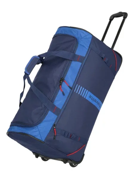 TRAVELITE Gurulós bőröndök kék