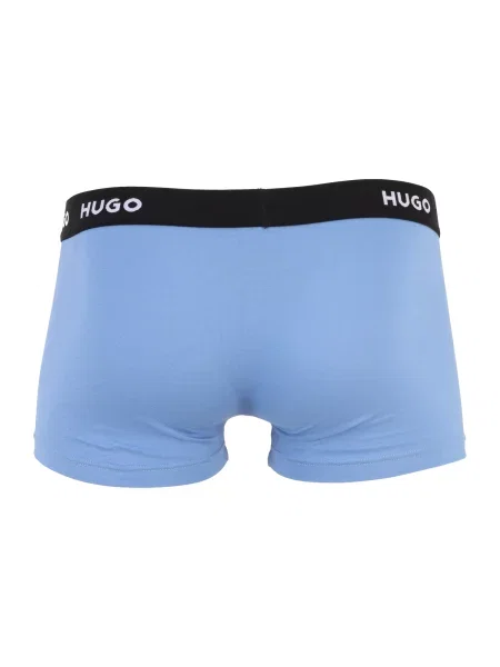 HUGO Boxerky kráľovská modrá / čierna biela
