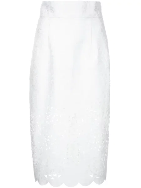 Osłona spódnica ołówkowa Bambah biała