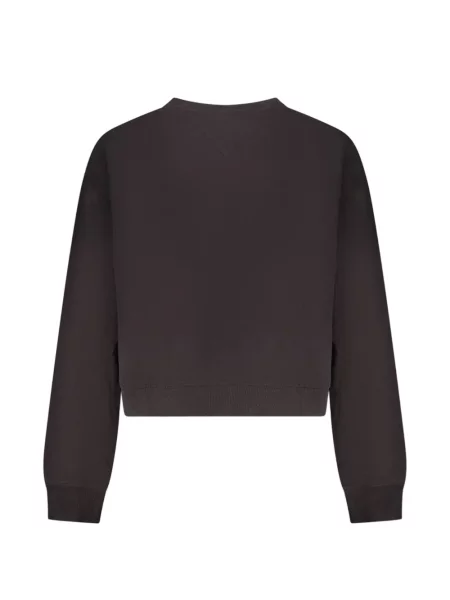 Mikina Tommy Jeans s autogramem černá