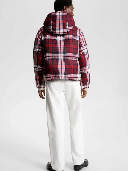 Клетчатый пуховик Tommy Hilfiger