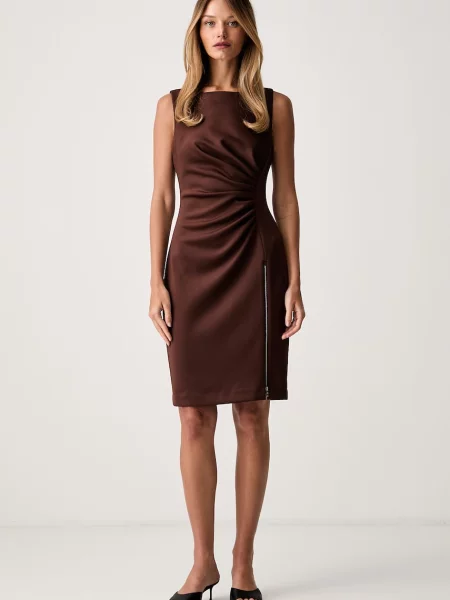 DKNY rochie maro