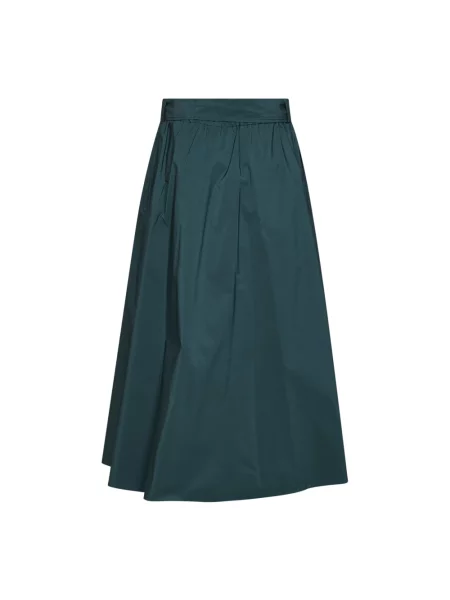 Spódnica midi Weekend Max Mara z alpaki zielona