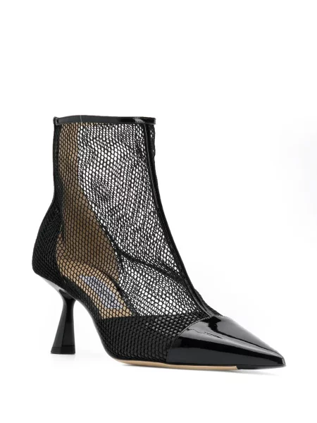 Cizme scurte Jimmy Choo din piele negru